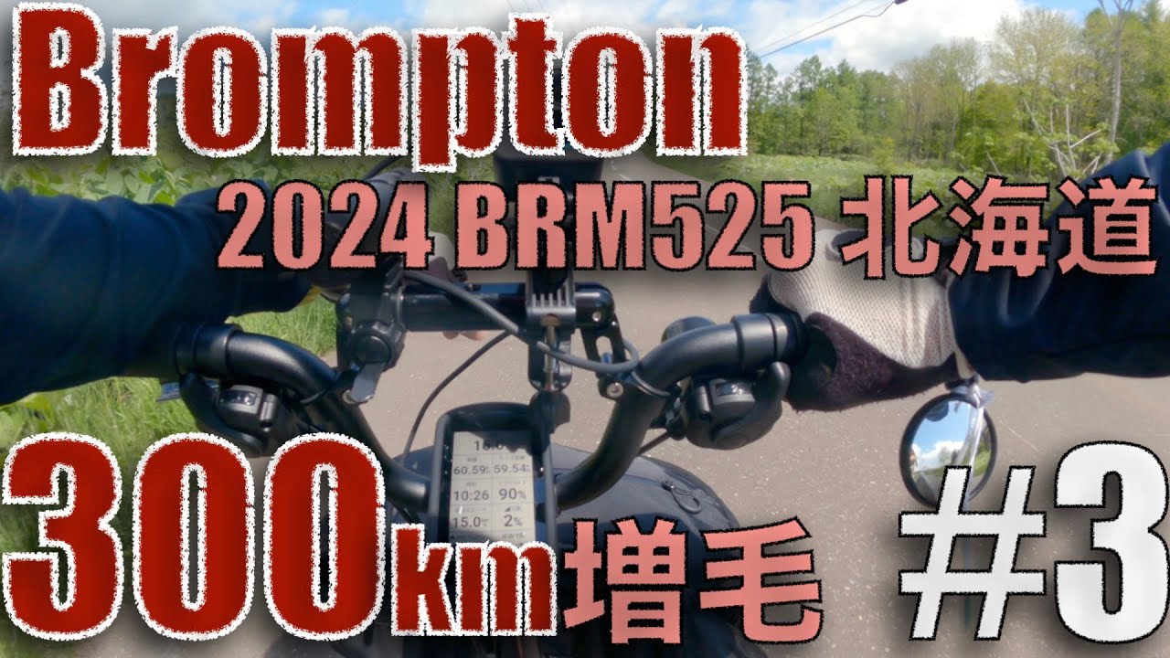 Bromptonで300kmブルベ 全然前に進まない【BRM525増毛300】#3
