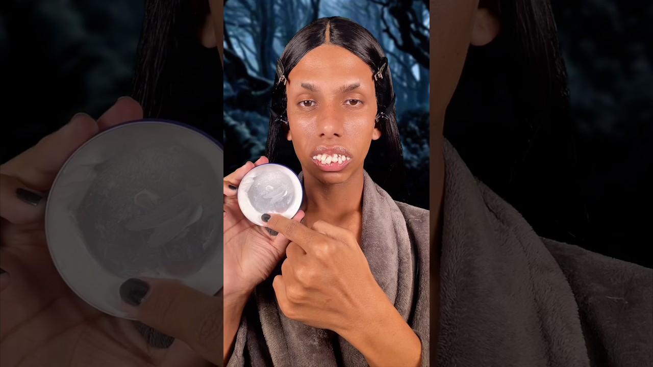 POV: Morticia Addams se maquiando em ASMR 🎙️🌹