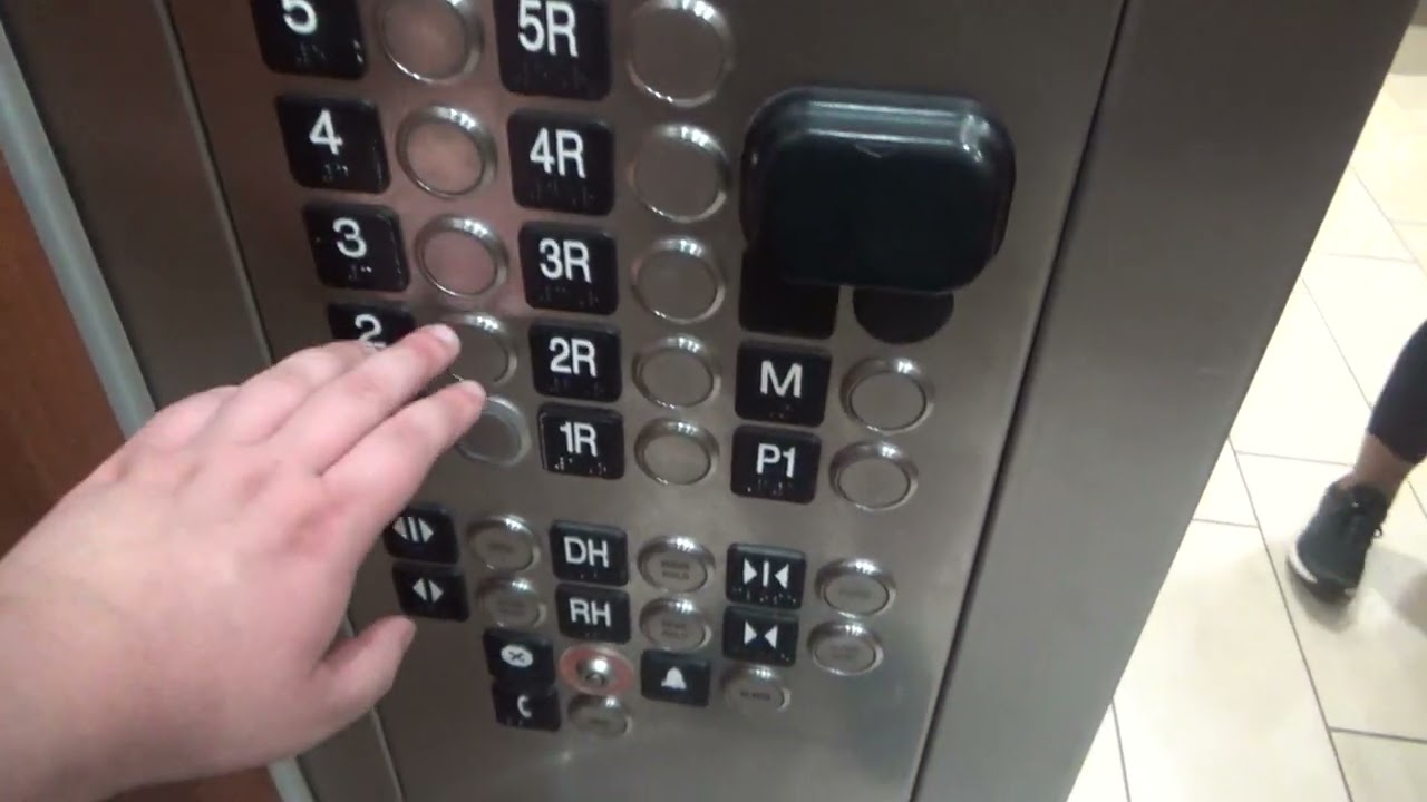 Kone Ecodisc elevator at Hilton Garden inn in Alexandria VA