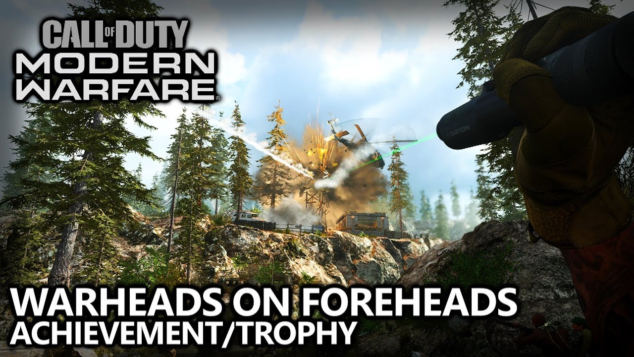 Call of Duty Modern Warfare - Warheads on Foreheads Achievement/Trophy Guide - Use only Drone Strike