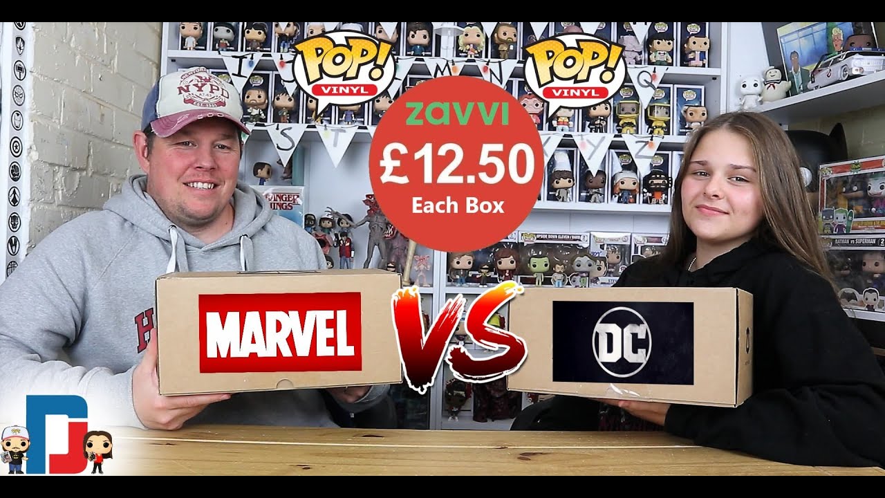 Unboxing Cheap £12.50 Marvel & DC Mystery Boxes From Zavvi - Funko Pops , Graphic Novels & More