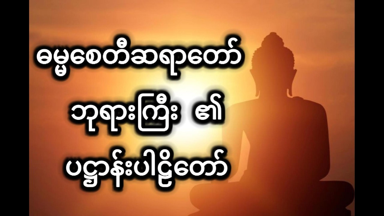 ဓမ္မစေတီဆရာတော် ဘုရားကြီး၏ ပဋ္ဌာန်းပါဠိတော်