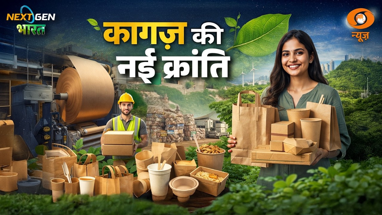 हरित क्रांति की ओर बढ़ती भारत की पेपर इंडस्ट्री | Paper and Packaging | Recycling | Next Gen भारत
