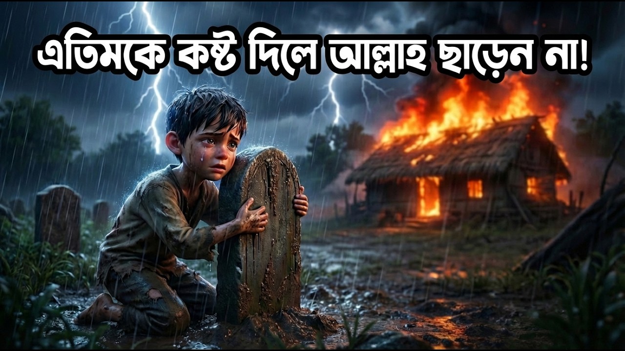 এক এতিমের হৃদয়বিদারক জীবন কাহিনী... অতঃপর আল্লাহ গজব তারপর যা হলো! | ইসলামিক গল্প  | Islamic Golpo