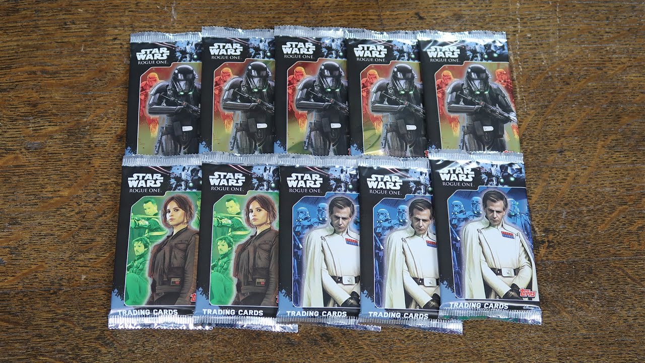 Topps STAR WARS ROGUE ONE! 10 Pack Opening