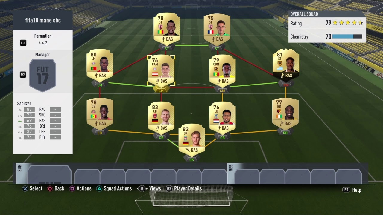 Fifa18 potm sadio mane investments