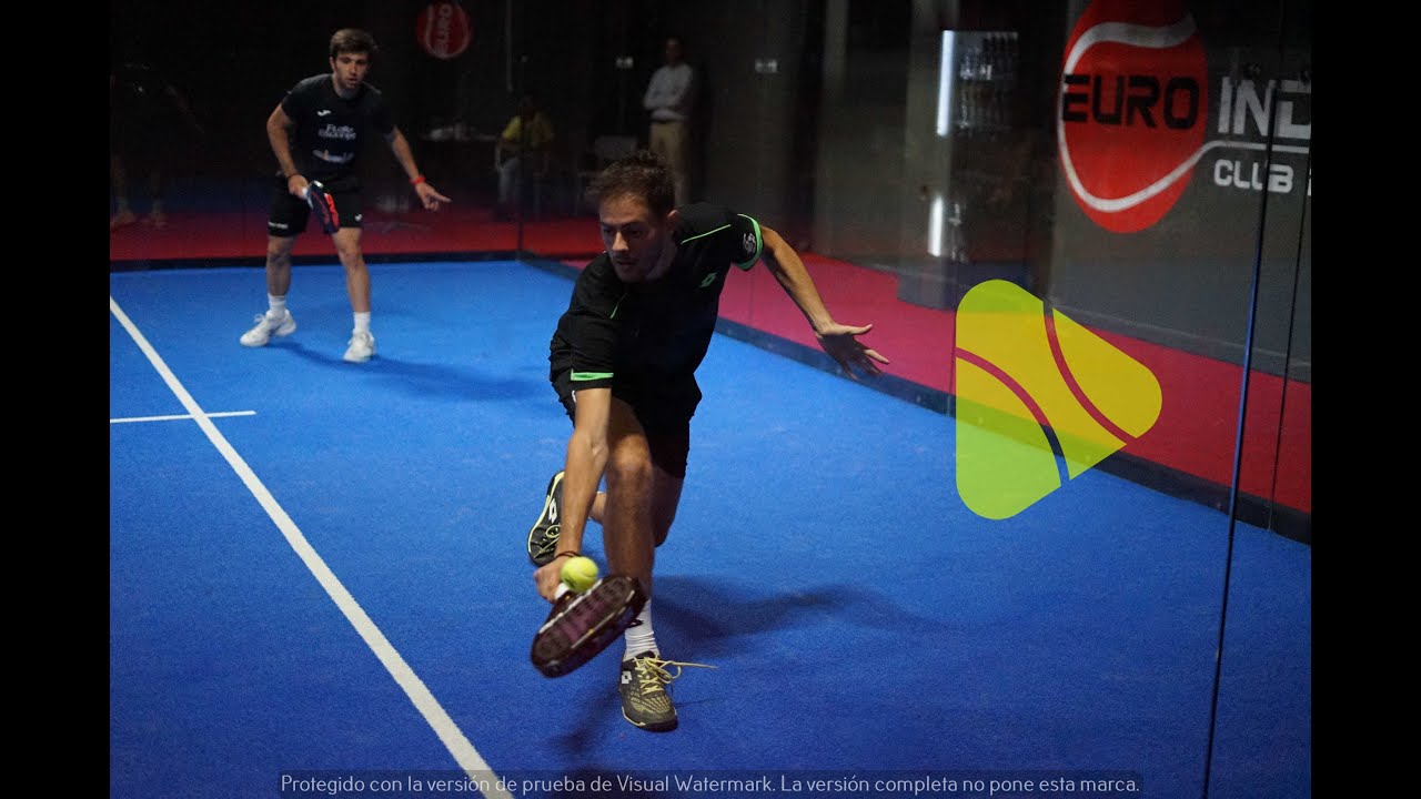 Premier Padel Madrid. Enrique Goenaga y Jairo Bautista contra Valen Acosta y Álvaro Montiel.