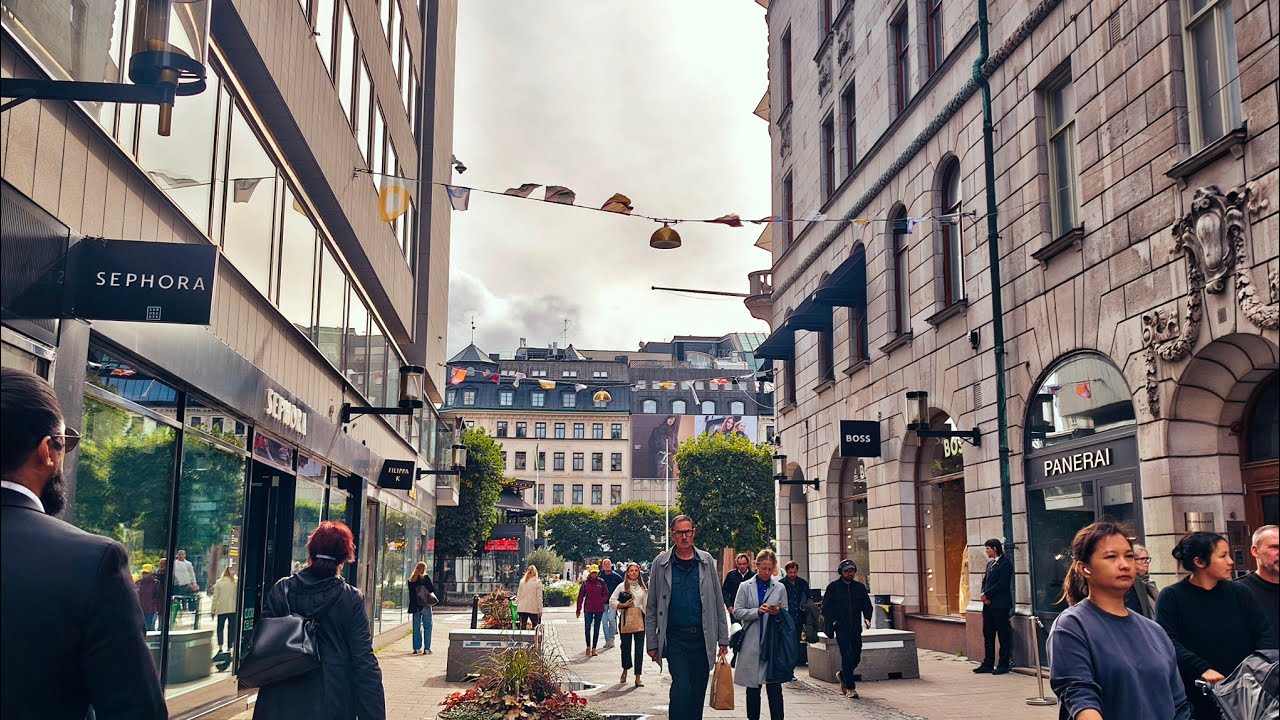  Östermalm, Stockholm City 4K Walking Tour | Sweden Skandinavia 2025