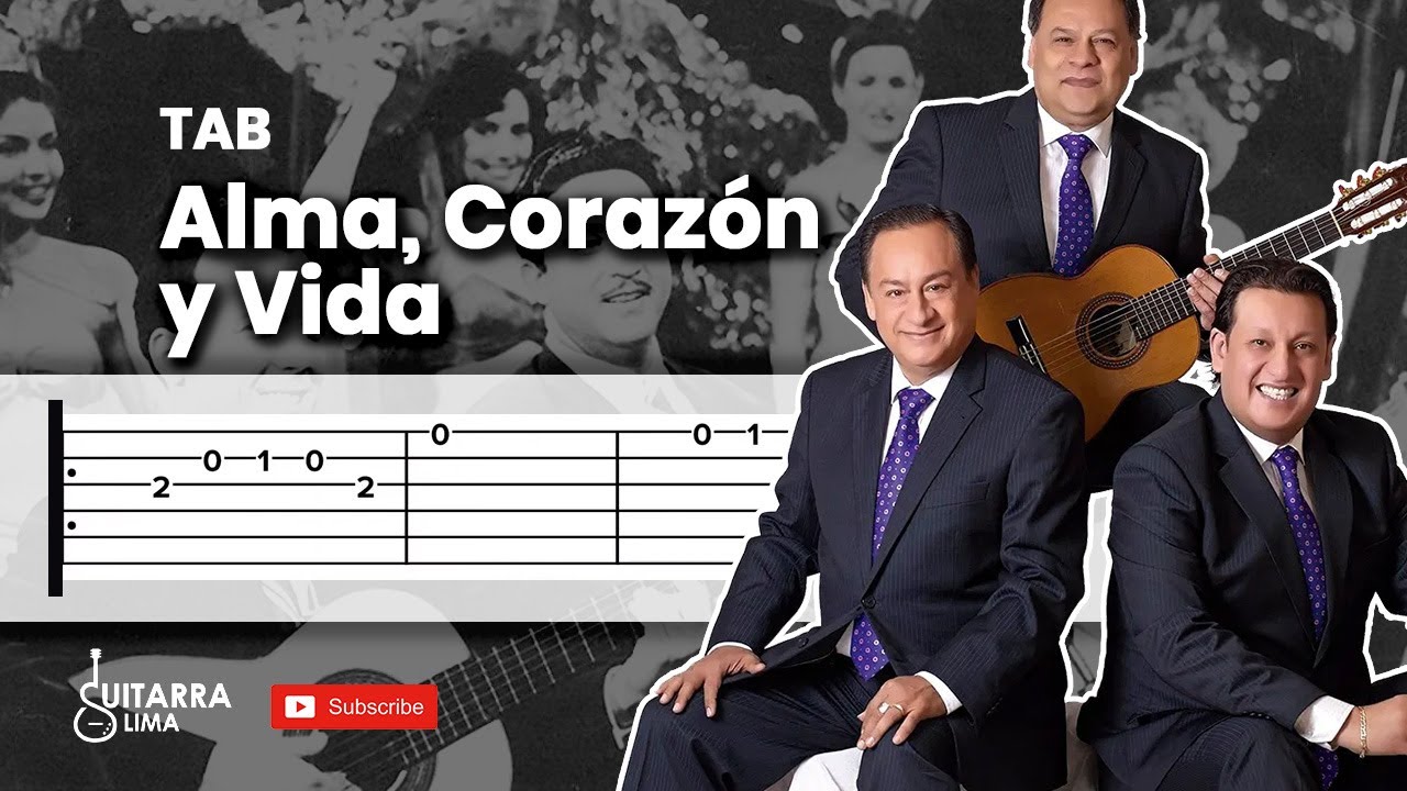 Cómo tocar el ALMA, CORAZÓN y VIDA en Guitarra | Tutorial | Tablatura Fácil