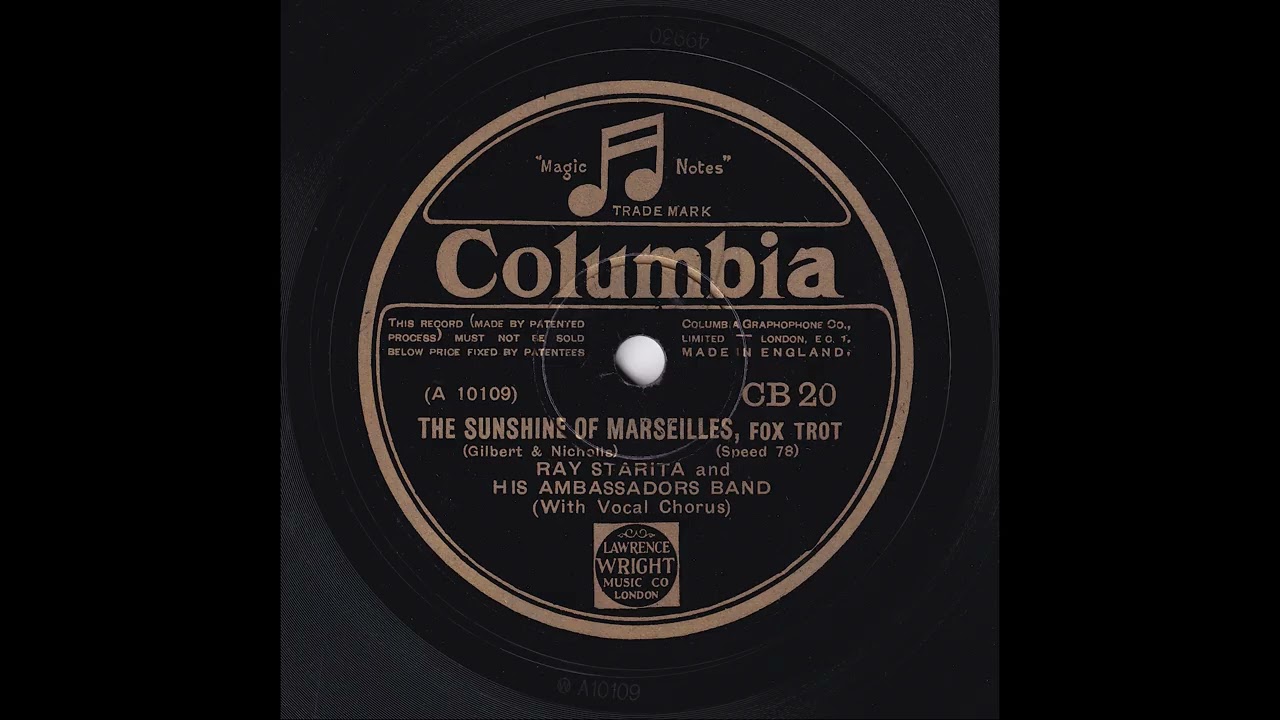 Ray Starita and His Ambassadors Band - The Sunshine Of Marseilles (hot!)