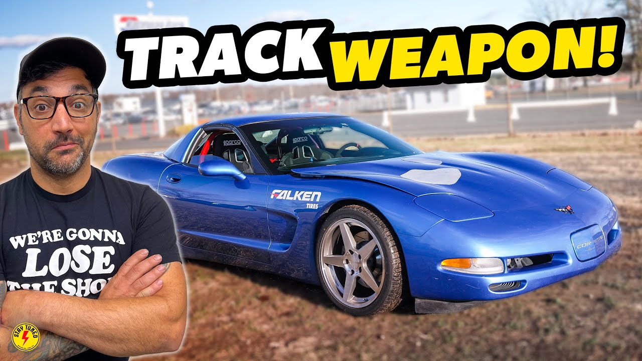 Cheap 500HP C5 Hits The Racetrack. Can An Ex-Pro Drifter Still Drive?