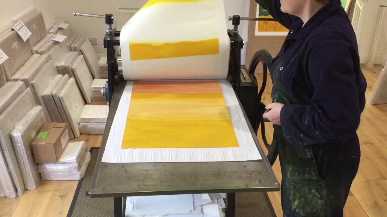 Pulling a Print with Sarah Ross-Thompson