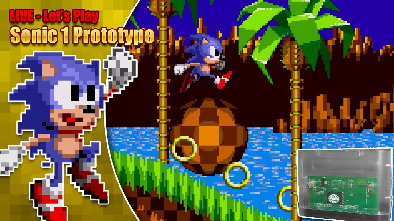 Let's Play the Sonic 1 Prototype & Sonic 3 Prototype - LIVE - Saturday 16th Jan 7pm GMT