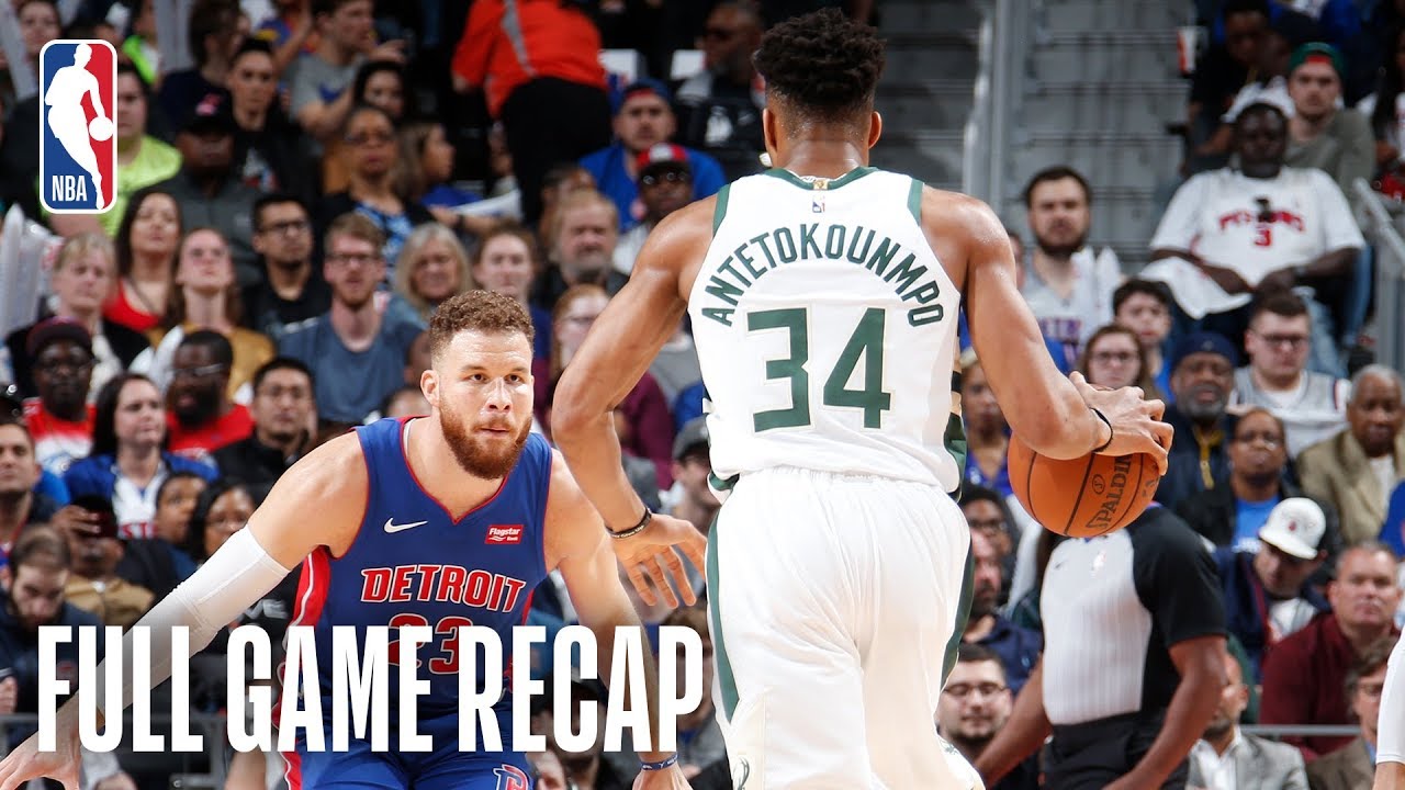 BUCKS vs PISTONS | Milwaukee Advances Behind Giannis’ BIG Night! | Game 4