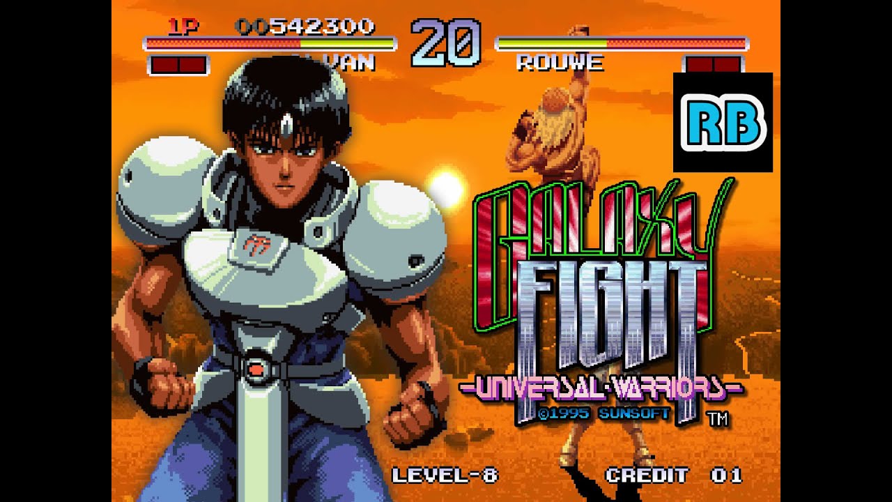 1995 [60fps] Galaxy Fight (Euro) Speedrun Alvan Hardest ALL