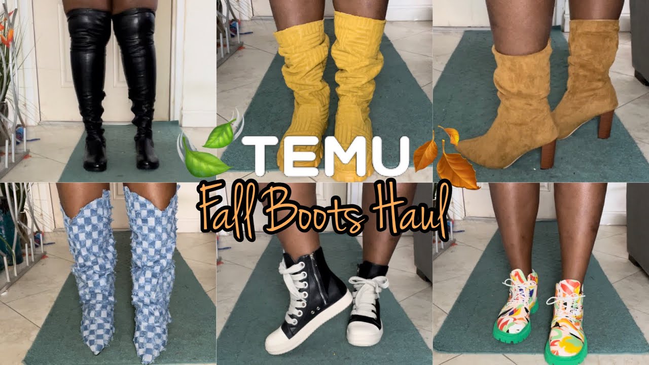 Temu's Fall Shoes: The Cutest & Cheapest Boots