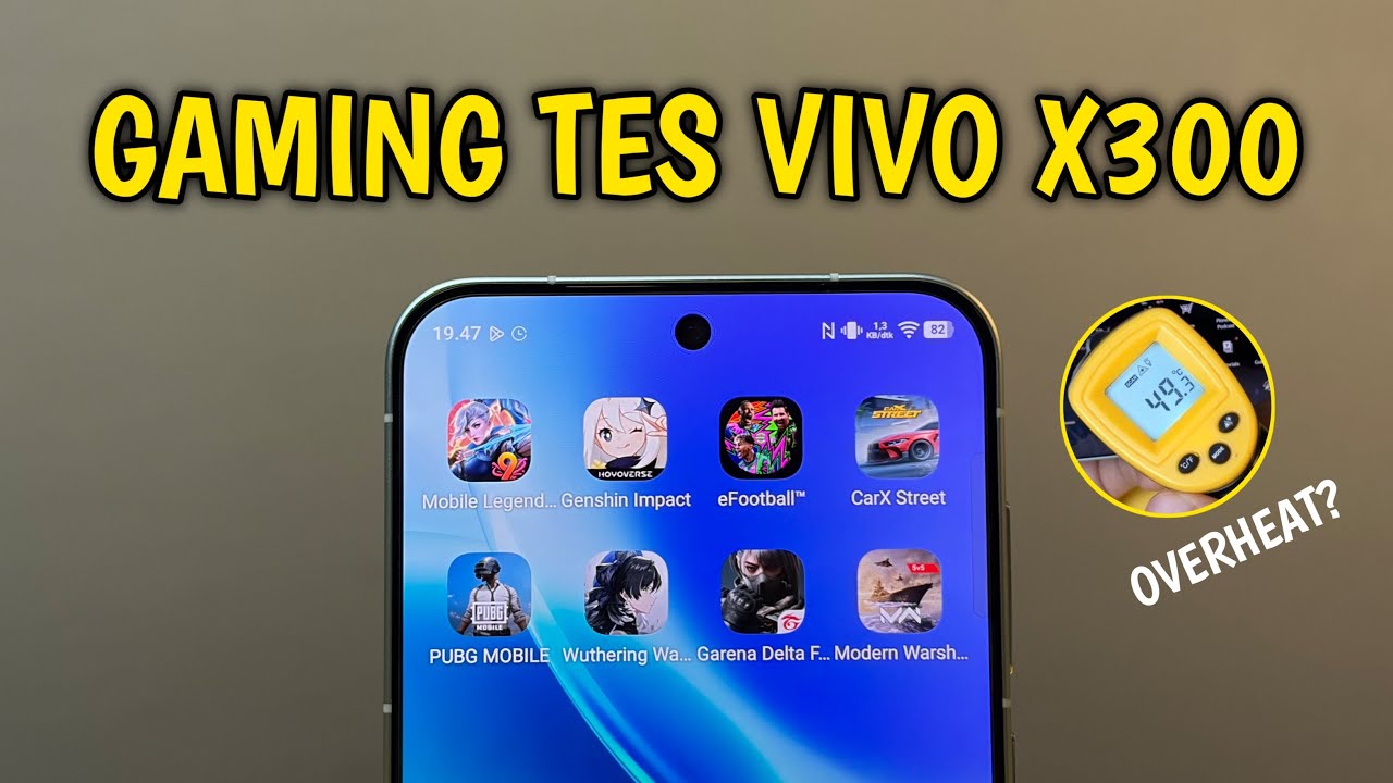 KECIL GANAS TAPI PANAS? SIKSA GAMING TES VIVO X300 - Tes FPS, Suhu & Baterai