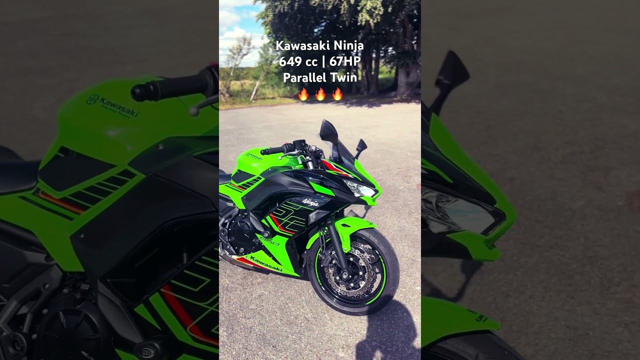 The Kawasaki Ninja 650 is the perfect beginner bike💚 #ninja650 #newrider #kawasaki #motorcyclelife