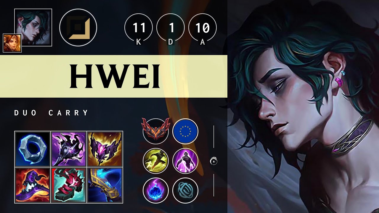 Hwei Carry vs Yunara - EUW Grandmaster Patch 25.17