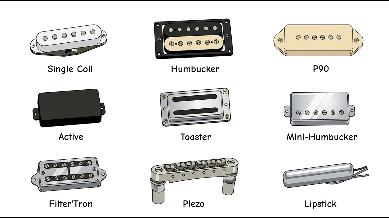 Every Electric Guitar Pickup Explained
