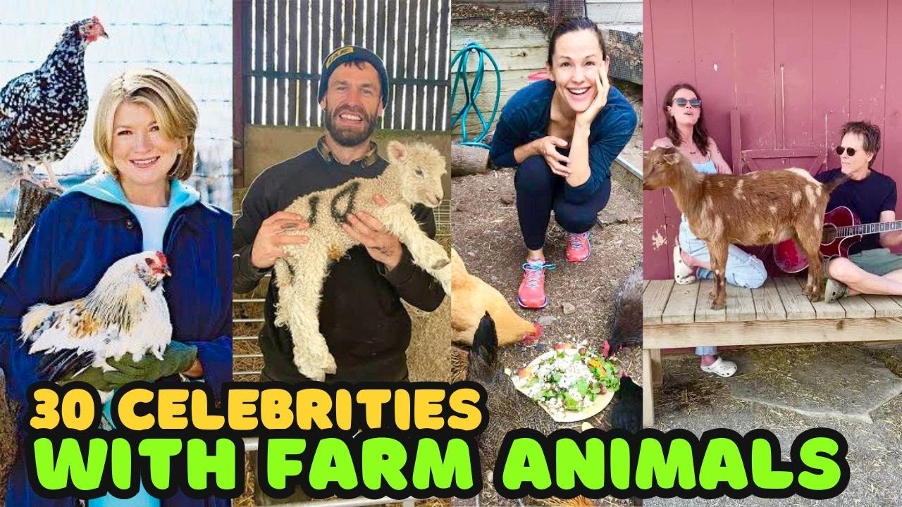 Famous Celebrities Who Owns Farm Animals