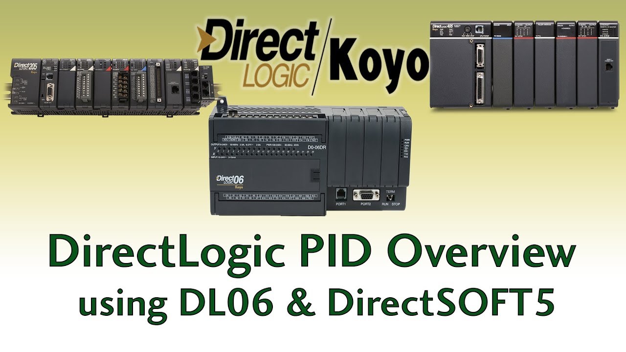 Обзор DirectLOGIC PID с использованием DL06 и DirectSoft5 от AutomationDirect
