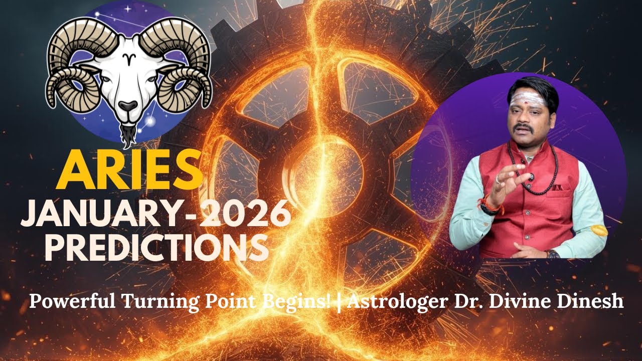 Aries (Mesha) January 2026 Predictions | Career, Money & Major Turning Points | Dr. Divine Dinesh