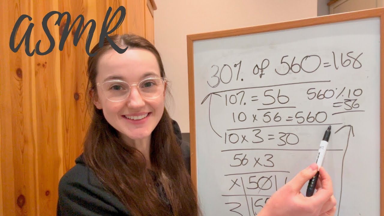 ASMR Best Friend Helps With Your Maths Homework (Soft Spoken)