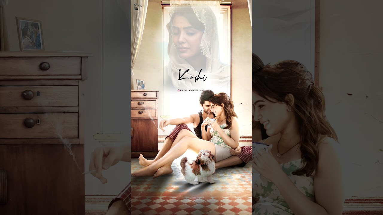 Kushi Title Song Lyrics Video Editing 💕 || Kushi Movie 2023 || @ria_edits_12 #ria_edits_12 💕💞🥰😍