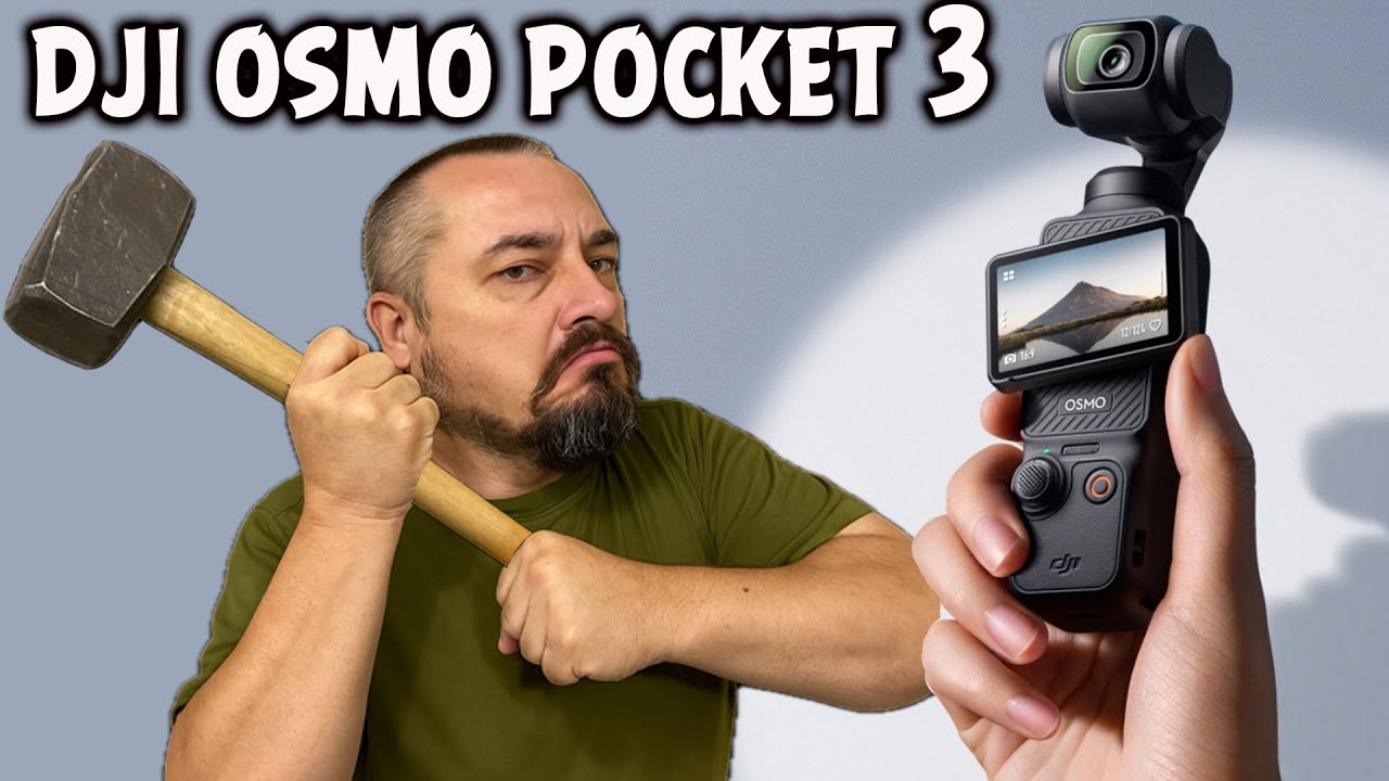 DJI Osmo Pocket 3 как быстро поломать камеру? Рукожопам просмотр обязателен!