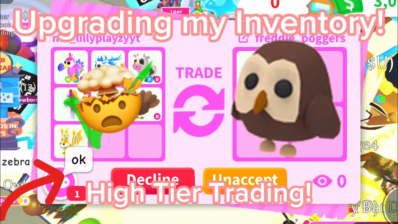 ✨Upgrading My Inventory to HIGH TIERS!✨Growing My Inventory! Adopt me Trading! 2025!