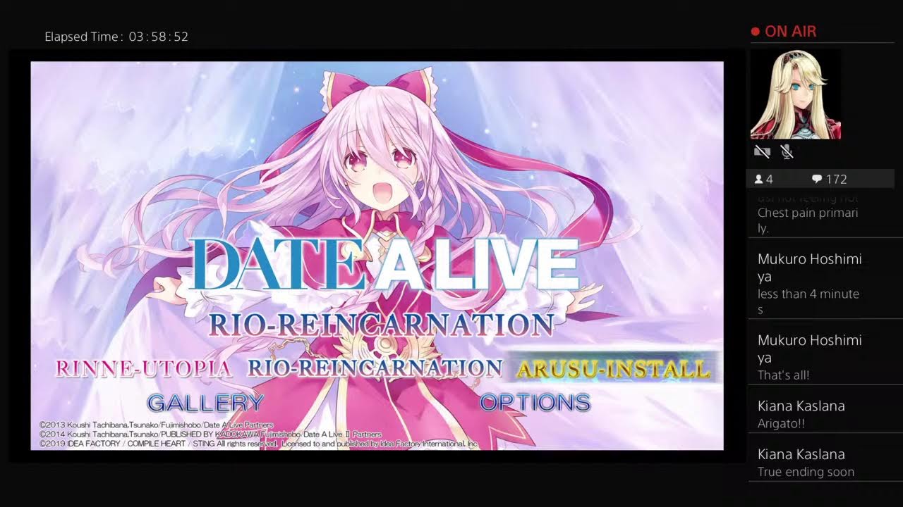 Date a Live Arusu install (Tohka Route)