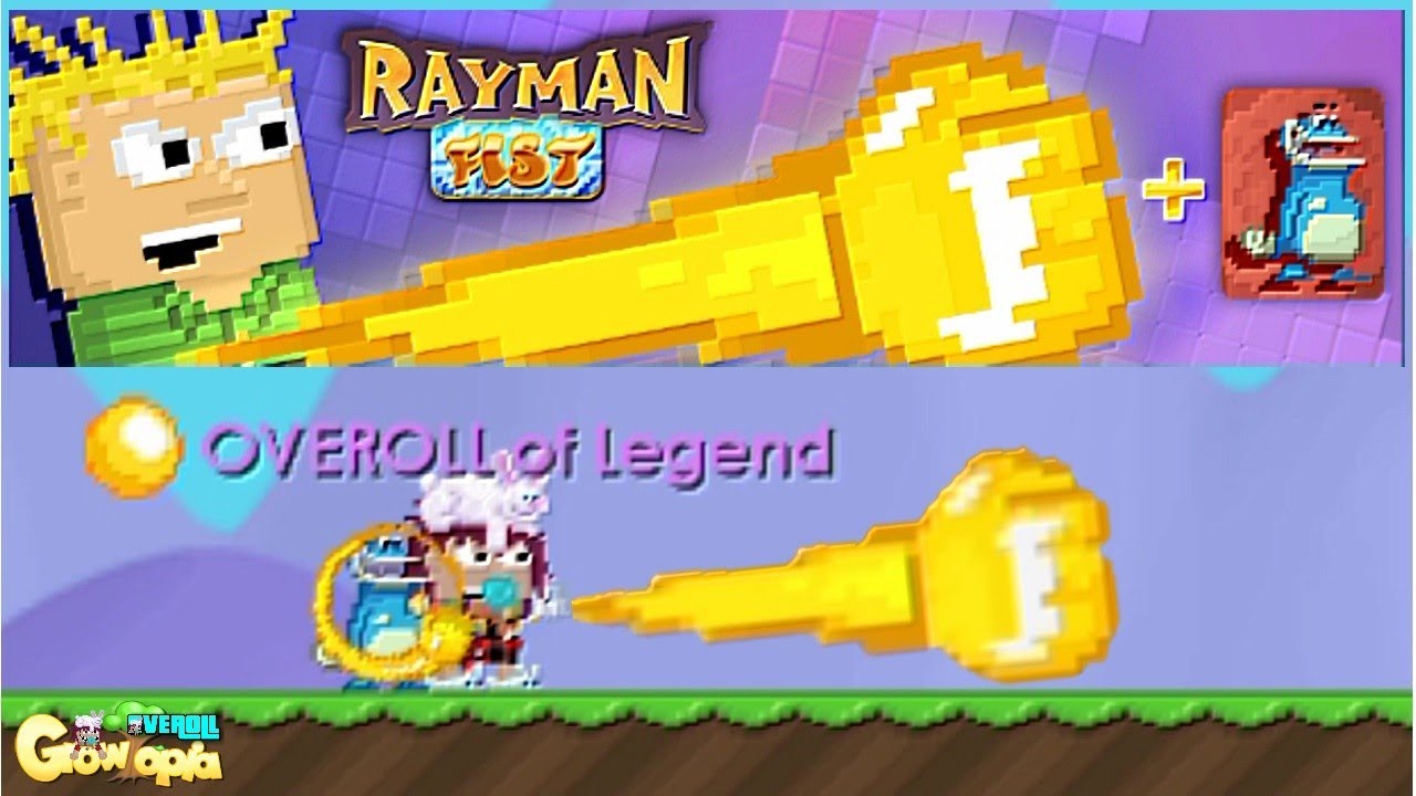 Growtopia | January IOTM Rayman Fist + Globox