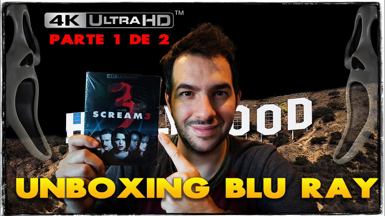 SCREAM 3 🔪😱 4K UHD BLU RAY SLIPCOVER 💿UNBOXING REVIEW 🎬