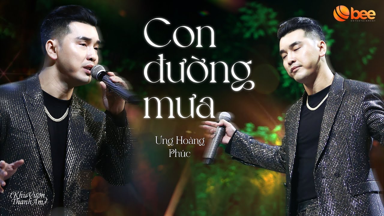 ƯNG HOÀNG PHÚC live hit 8x 9x CON ĐƯỜNG MƯA khiến fan mê mệt | Live at Khu Vườn Thanh Âm