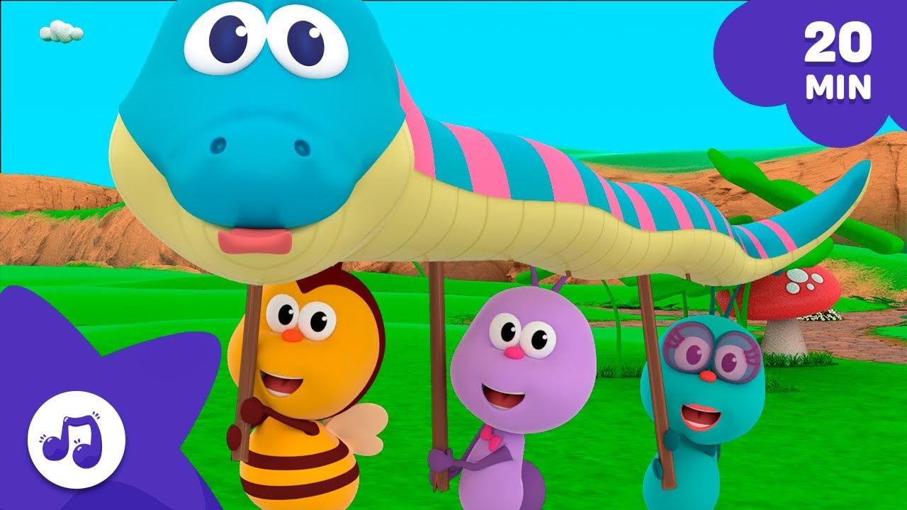 Sou uma serpente 🐍 Bichikids | Compilação Infantil [20 min] Português do BRASIL