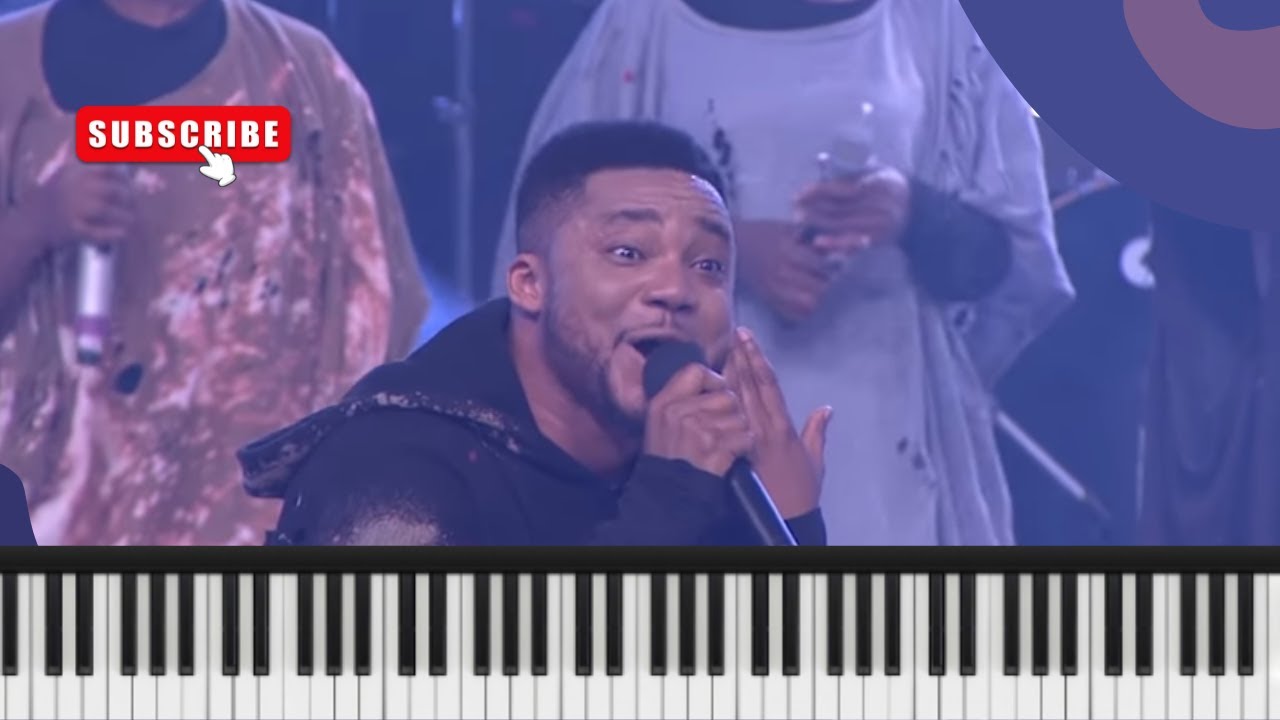 Tim godfrey- WAR CRY ON PIANO (Breakdown/piano tutorial/midi display #warcry#timgodfrey #beluga#
