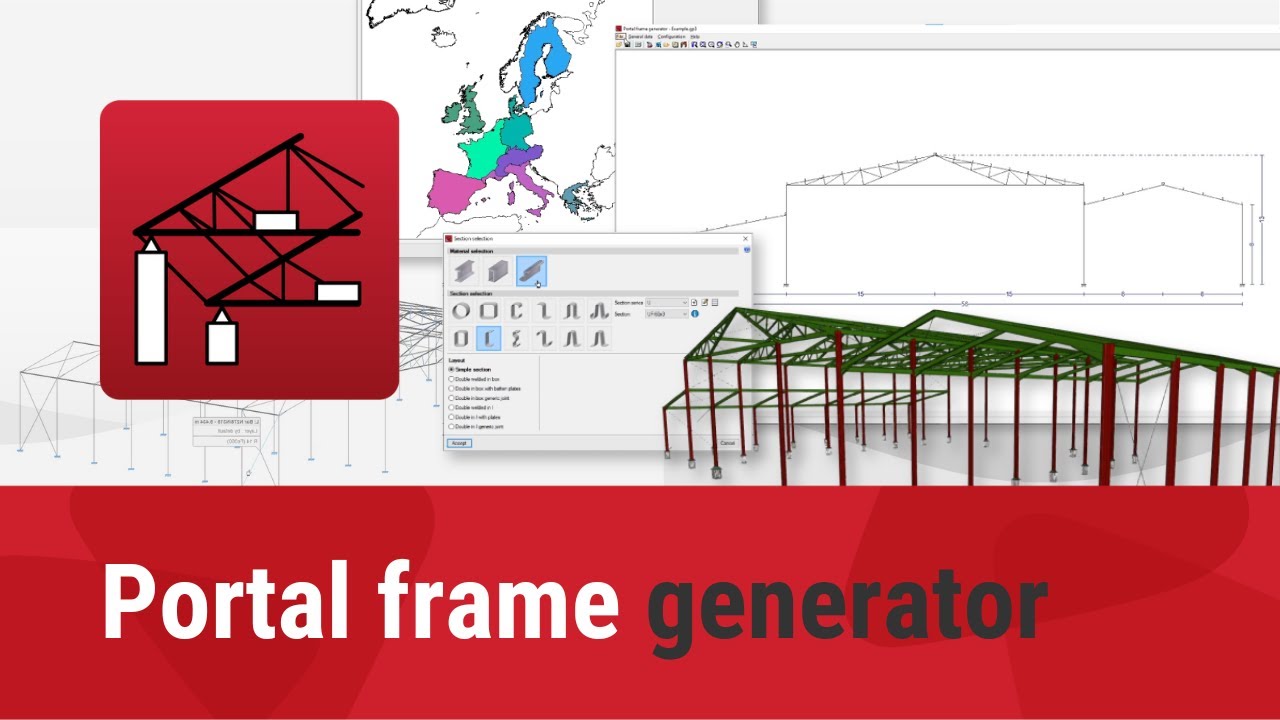 Portal frame generator