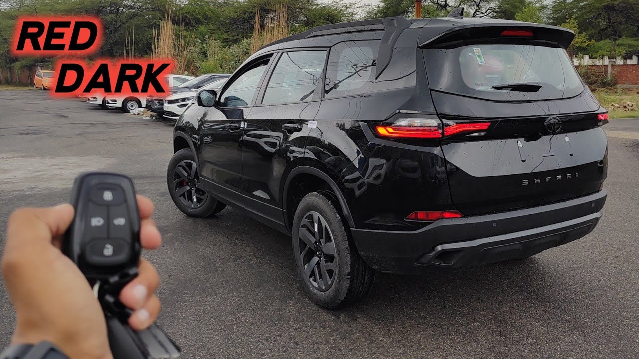 All New 2023 Tata Safari Red Dark Edition || ADAS, 360, Features, Price || Detailed Review