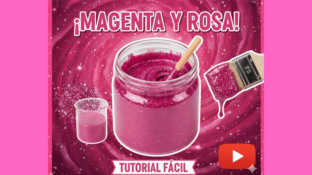 Pintura con glitter, Facilito. Hazlo tu mismo ✨