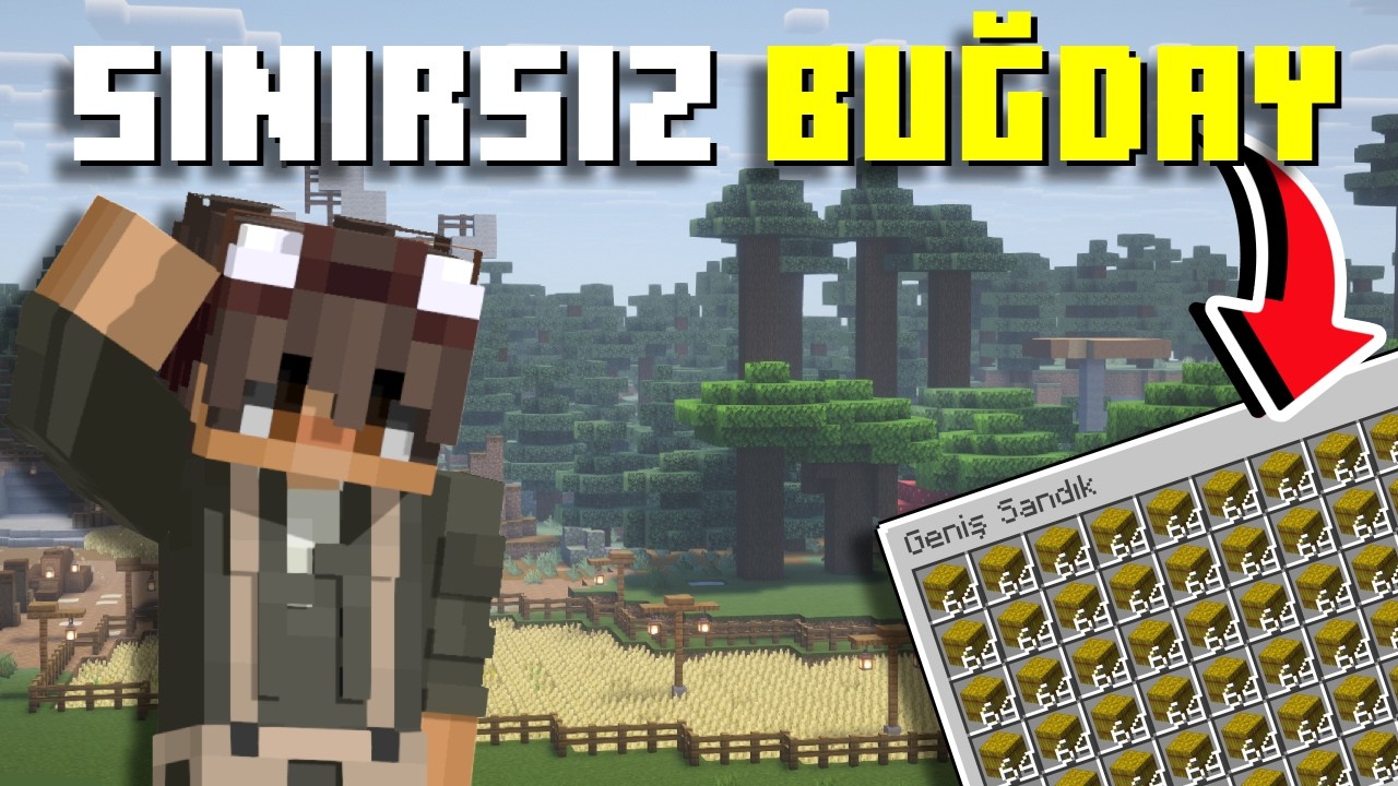 Sınırsız Buğday! Minecraft’ta En Verimli Tarım Sistemi | Bölüm 3