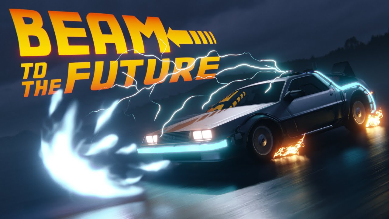 The First WORKING Delorean Time Machine! (Kinda…) Back To The Future Mod In BeamNG Drive!