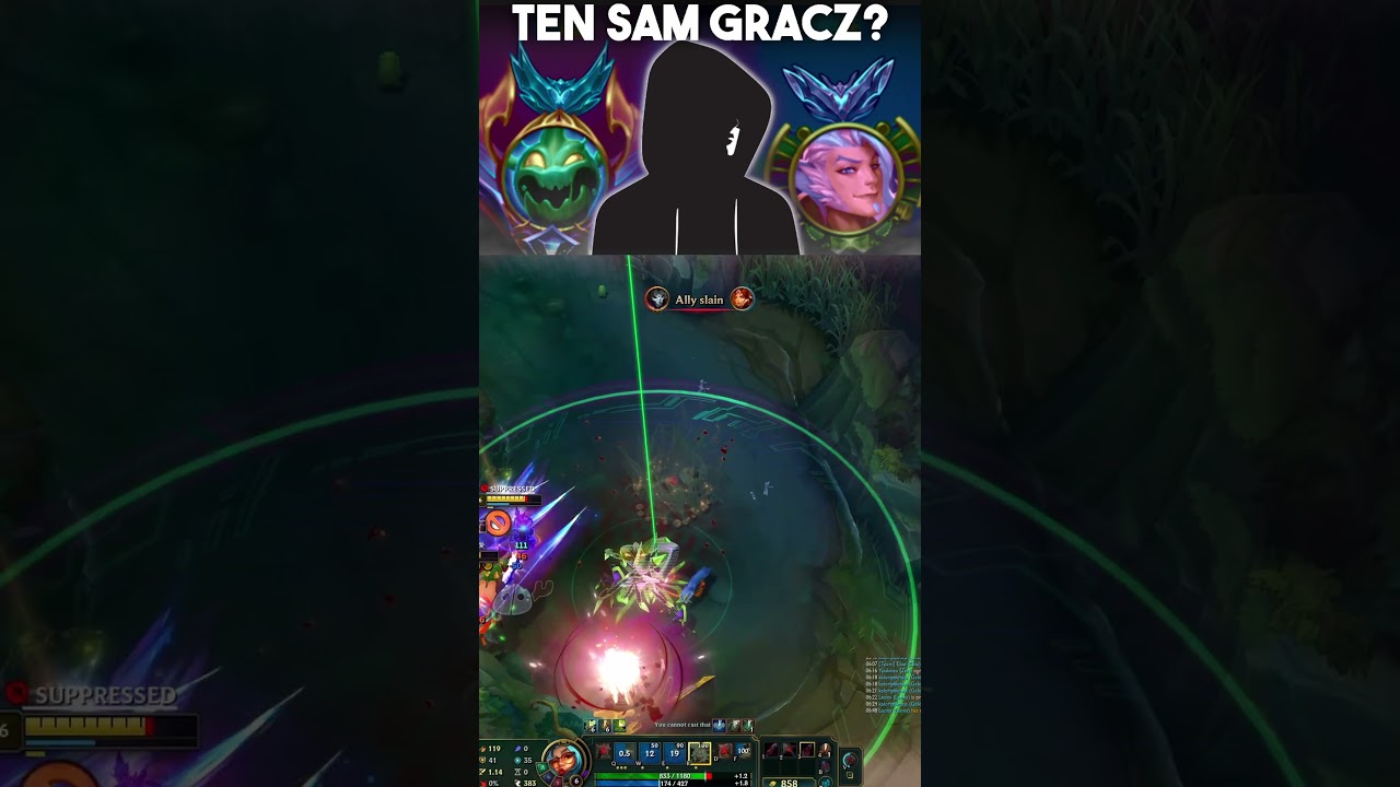 Diament vs Platyna - Czy na pewno ta sama gra? #leagueoflegends #lolpl #shorts #leagueoflegendspl