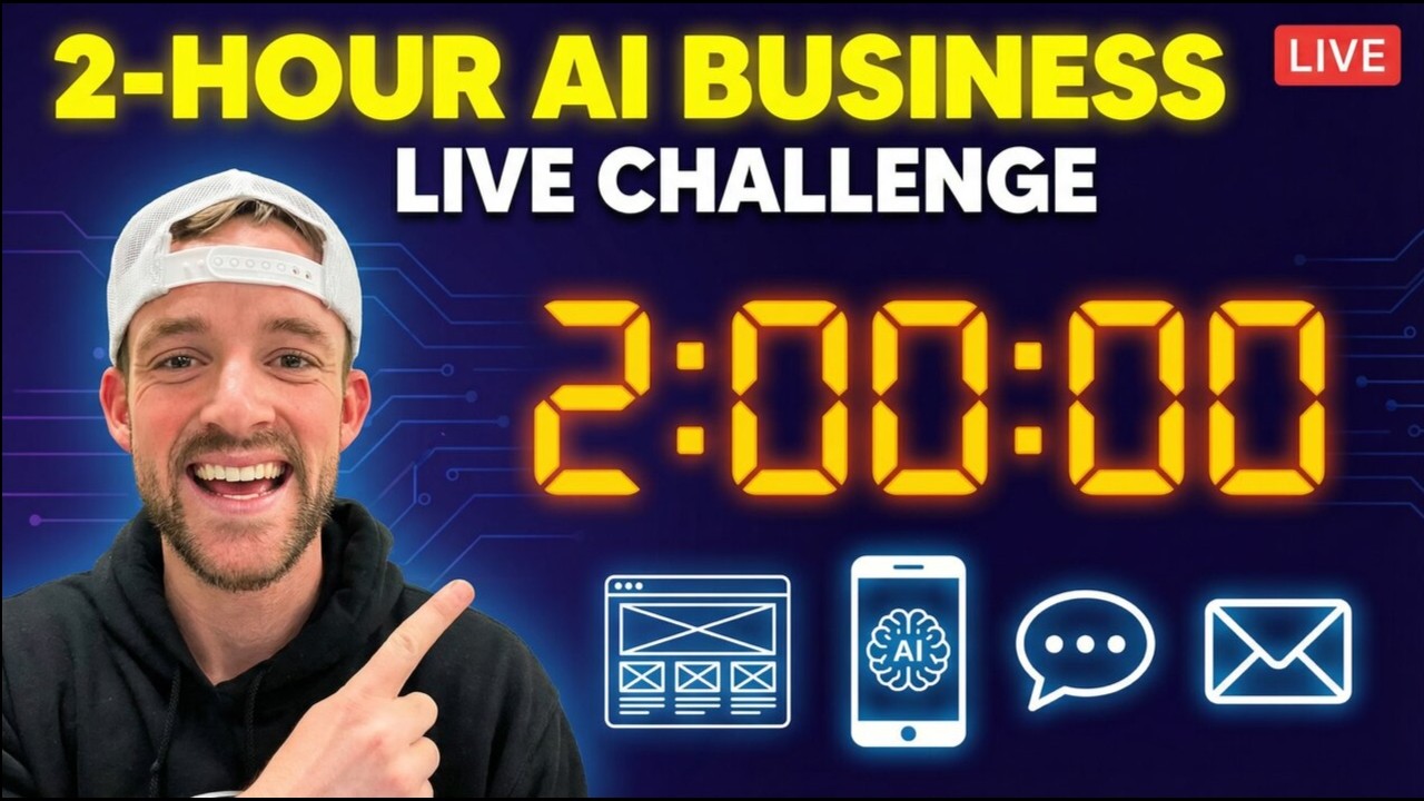 Watch Me Build an AI Business From Scratch (90 Min LIVE Build)