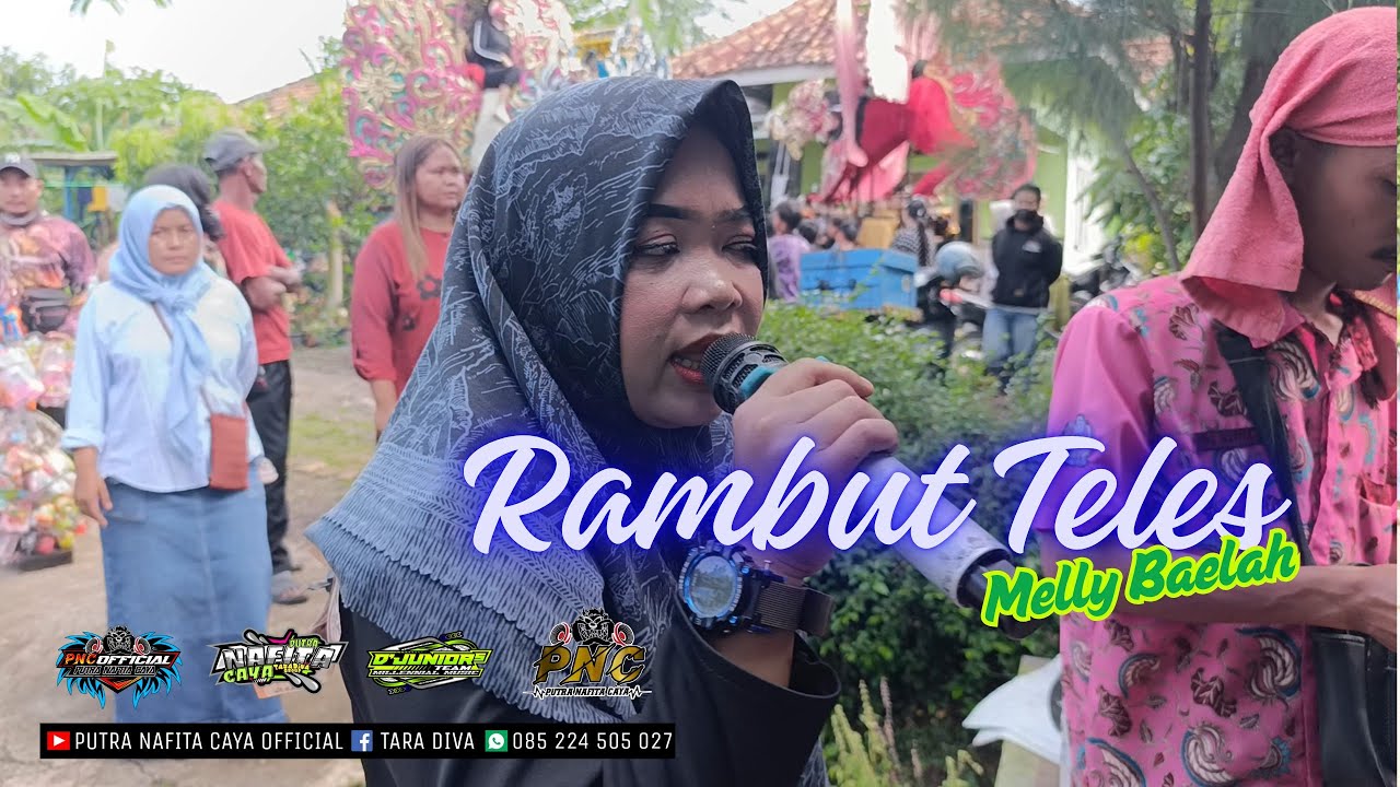 RAMBUT TELES - MELLY || PUTRA NAFITA CAYA TARA DIVA GROUP LIVE REHOBOT JAYAMULYA