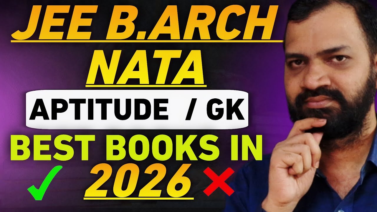 BEST BOOKS FOR JEE ( B.ARCH ) & NATA In 2026 BY AKSHAY SIR @Moghesinstitute