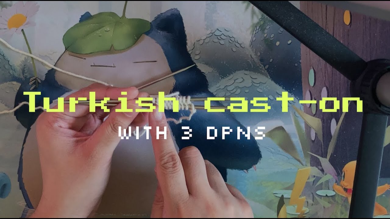 turkish cast-on with double-pointed needles [cc]