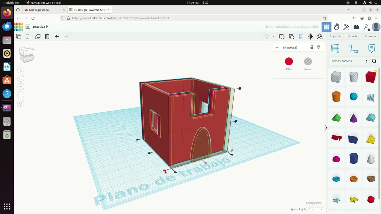 practica 9 tinkercad casa