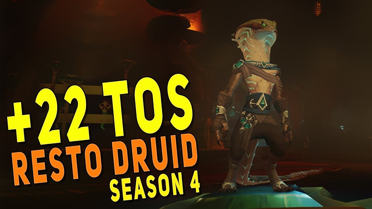 BfA 8.3 Resto Druid | Mythic +22 Temple of Sethraliss | WoW M+ Season 4