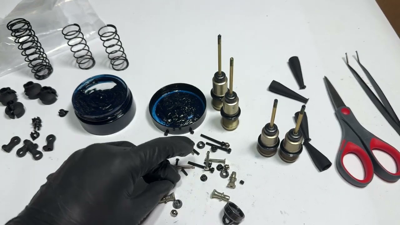 Sparko F8 1/8 Nitro Buggy RC Car Kit (Build Series Bag R) Shocks Part 1